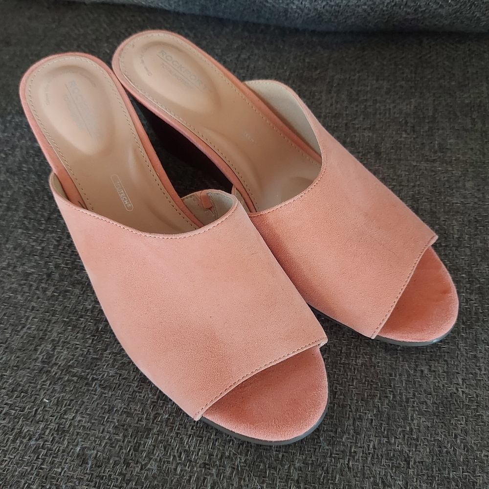 Rockport suede slip on